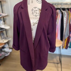 Maurices Deep Purple Blazer